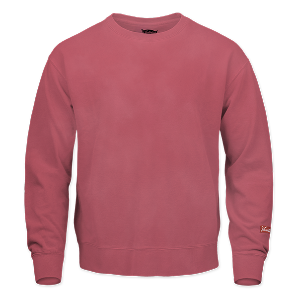 2118 Adult Pigment Dyed French Terry Crew Fleece