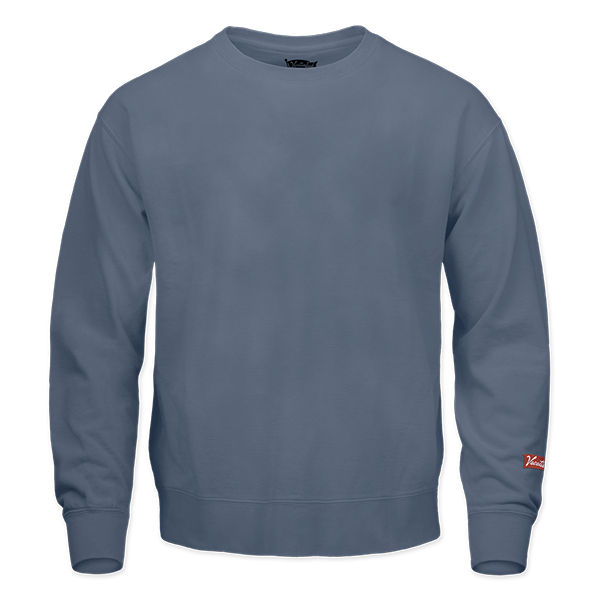 2118 Adult Pigment Dyed French Terry Crew Fleece