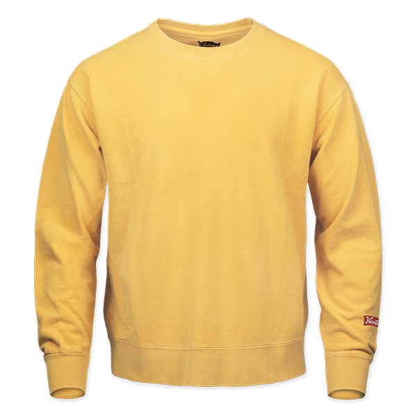 2118 Adult Pigment Dyed French Terry Crew Fleece
