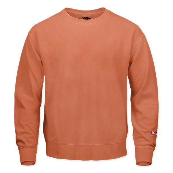 2118 Adult Pigment Dyed French Terry Crew Fleece